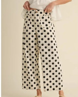 Polka Dot Wide Leg Pant