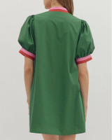 Reserve Now!  Contrast Trim Mini Dress  