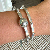 Top Bangle, Large Hammer Bangle sold separately