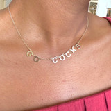 "Go Cocks" HandPicked Custom Gold Necklace