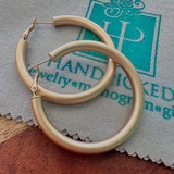 Matte Gold 48mm Tube Hoop 