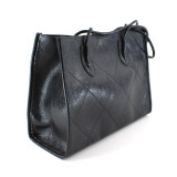 Black Two in One Tote with Crossbody