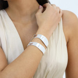 Hand Hammered Split Cuff Bracelets - Karine Sultan