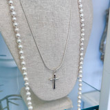 Classic Cross Sterling Silver Necklace