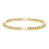 Pearl & Gold Beaded Bracelet (Sold Individually)