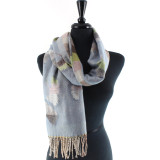 Chic Ginkgo Reversible Luxury Feel Scarf Chic Ginkgo Reversible Luxury Feel Scarf