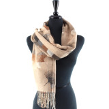 Chic Ginkgo Reversible Luxury Feel Scarf Chic Ginkgo Reversible Luxury Feel Scarf