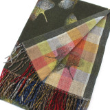 Chic Ginkgo Reversible Luxury Feel Scarf Chic Ginkgo Reversible Luxury Feel Scarf