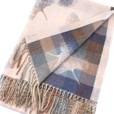 Chic Ginkgo Reversible Luxury Feel Scarf Chic Ginkgo Reversible Luxury Feel Scarf