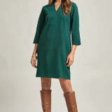 Sheath Magic Stretch Dress - Hunter Green Sheath Magic Stretch Dress - Hunter Green