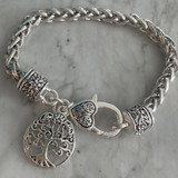Tailored Link Tree of Life Fashion Bracelet