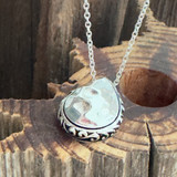 Tailored Hammered Balloon Teardrop Necklace