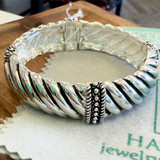 Wide Rope Style Fashion Stretch Bracelet 