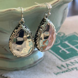 Bubble Tailored Teardrop Fashion Earrings