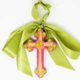 Happiness Cross Ornament 