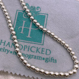 Copy of The 6mm Sterling Silver Classic Bead Necklace
