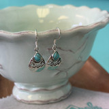 Turquoise Teardrop Elegant Earrings