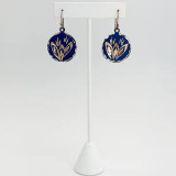 Artistry & Nature Indigo Patina Earrngs