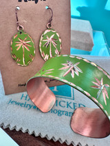 Artisan Palm Paradise Cuff Bracelet 