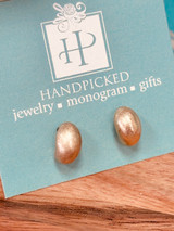 Small Fashion Gold Plain Post