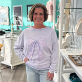 Whimsy Bow Mineral Washed Sweatshirt