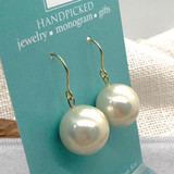 Oversized 20mm Pearl Drop Earrings
