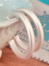 Everybody's Favorite Fashion Hoop - 1.75" Matte Silver