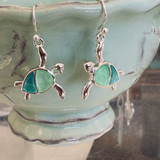 Sealife Turtle Epoxy Small Dangle Earrings