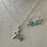 Sealife Turtle Epoxy Necklace