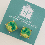 Lucky Clover Stud Earrings