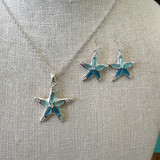 Sealife Starfish Epoxy Small Dangle Earrings