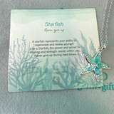 Starfish Small Epoxy Necklace