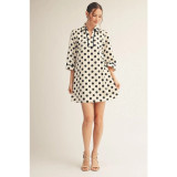 New Polka Dot Woven Dress 