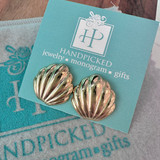 Clam Shell Post Earrings