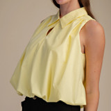 The Adorable Bubble Top - Yellow