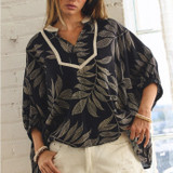Printed Relaxed Fit Blouse