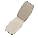 Brown Leather Money Clip - Gift For Him