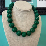 Emerald Green Gumball Necklace