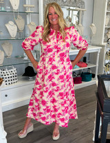 Daisy Chain Floral Midi Dress