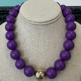 The Gumball Necklace - Purple