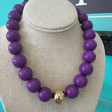 The Gumball Necklace - Purple
