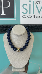 Navy Gumball Necklace 