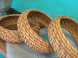 The Raffia Bangle - Wide