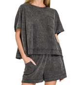 Ash Black Weekender Short Set