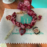 Gamecock Bandana Charm Bracelet