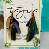 Dark Multi Kendra Tagua Earrings