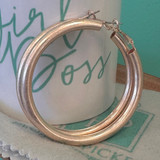 Everybody's Favorite 2.5" Fashion Hoop - Champagne Gold