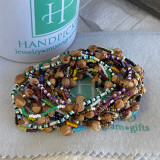 Traditional "Cedar Berry Bead" Ghost Bead Bracelet