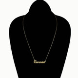 Monogram Cutout Nameplate Necklace - GPSS