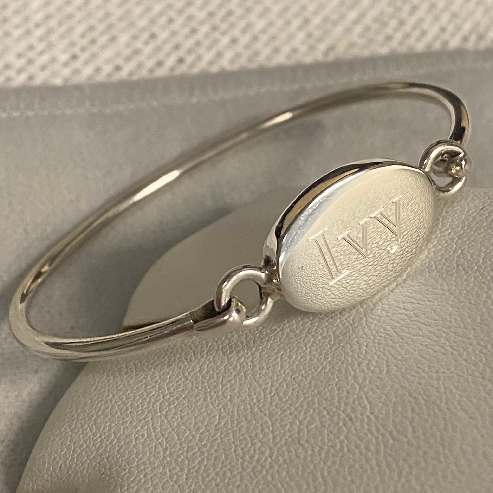 AOL Special - Sterling Silver Monogram Bracelet/Anklet